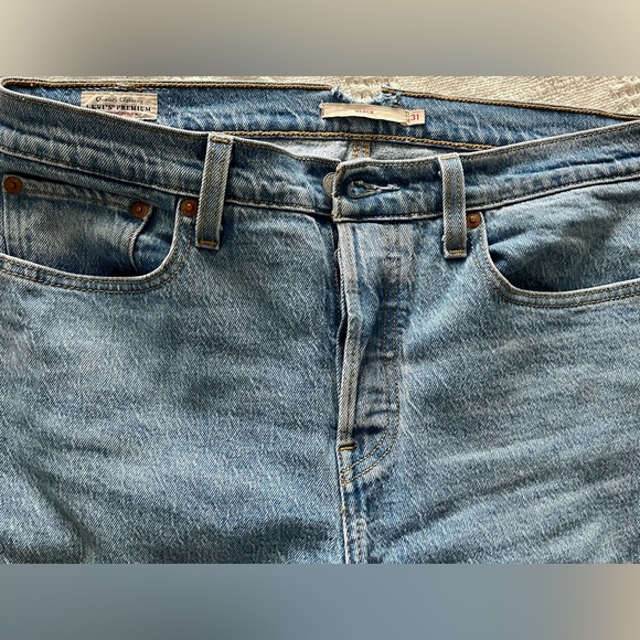 Levi’s wedgie tapered jeans light wash - Picture 3 of 5